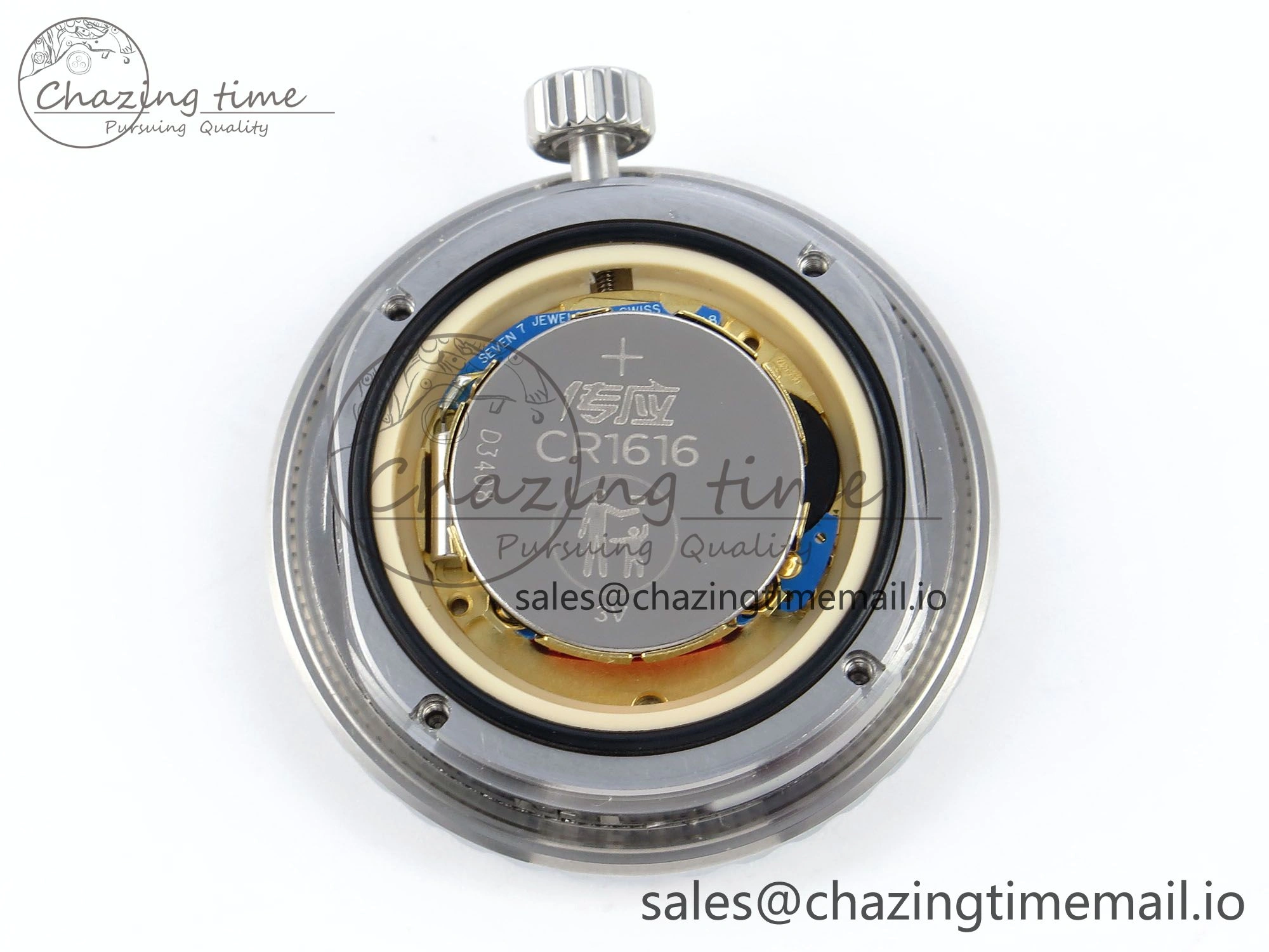 J13 33mm HTF 1:1 Best Edition White Ceramic Numeral Markers Dial on Bracelet Swiss Quartz SmoothTexture 6432