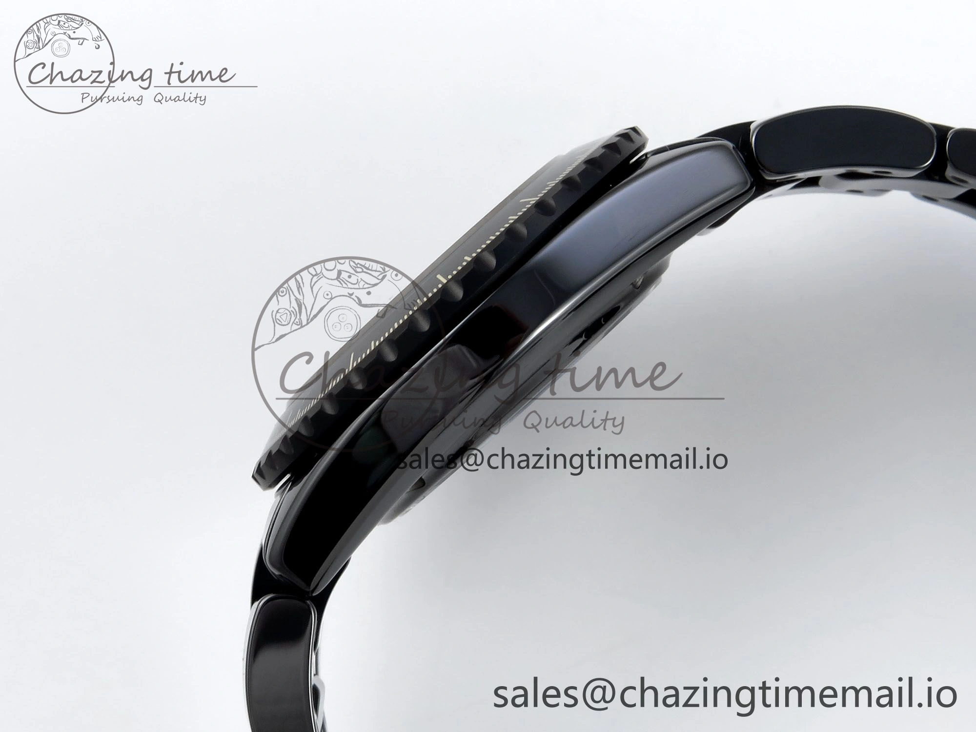 J13 33mm HTF 1:1 Best Edition White Letters Dial on Bracelet A12. Popular 6416