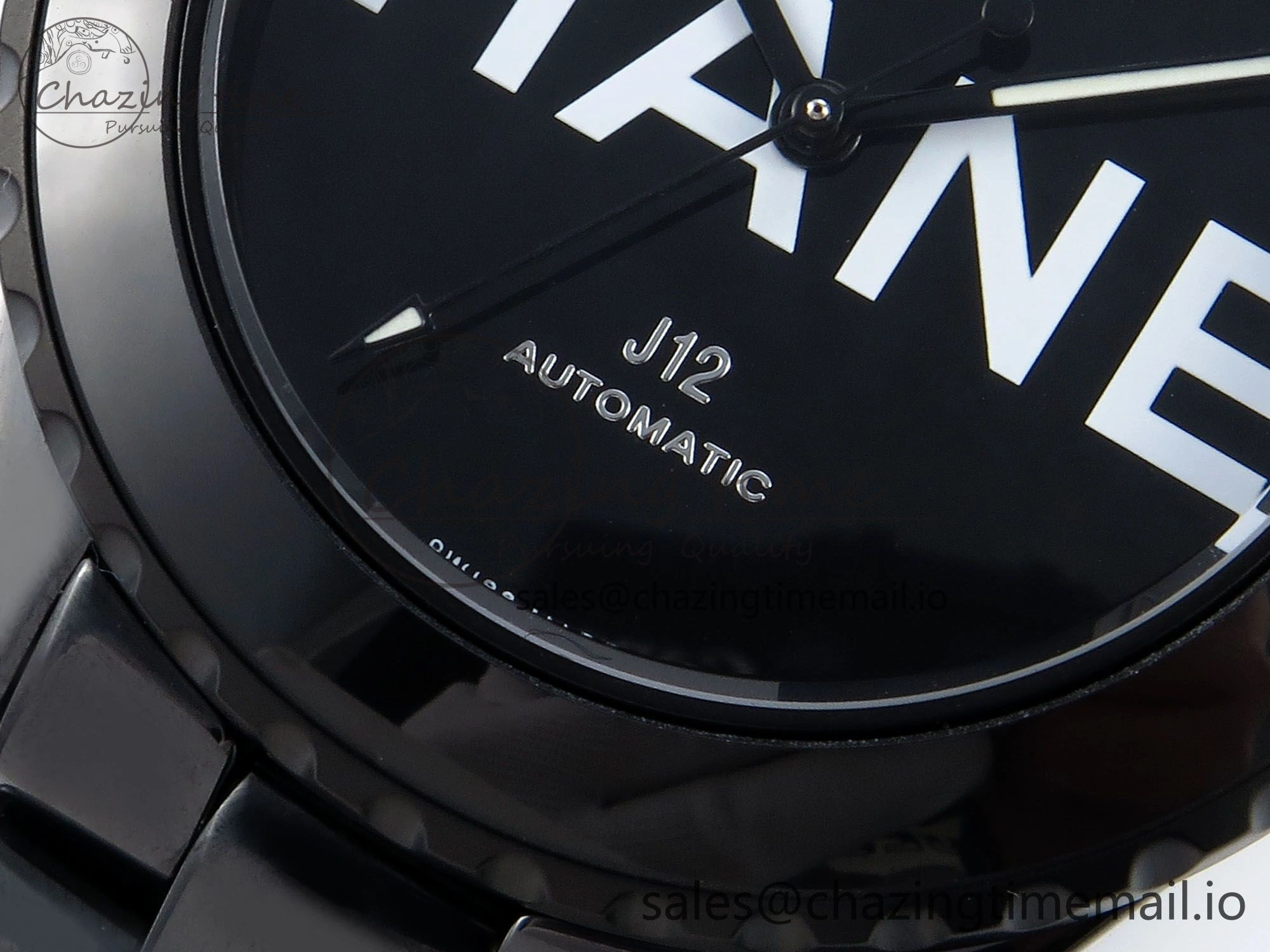 J13 33mm HTF 1:1 Best Edition White Letters Dial on Bracelet A12. Popular 6416