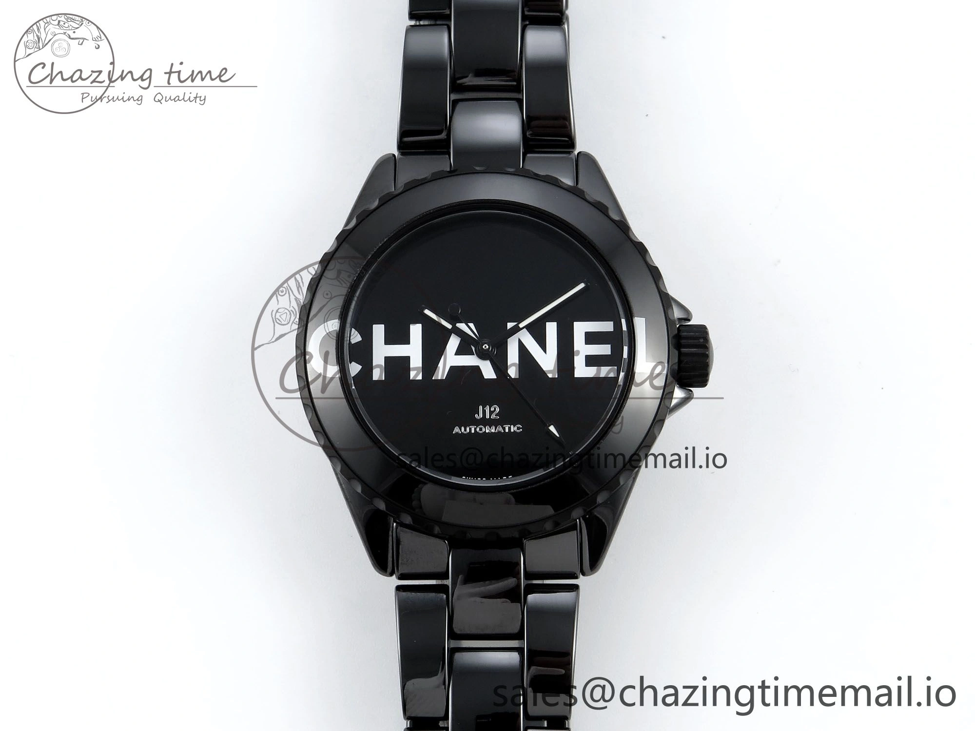 J13 33mm HTF 1:1 Best Edition White Letters Dial on Bracelet A12. Popular 6416