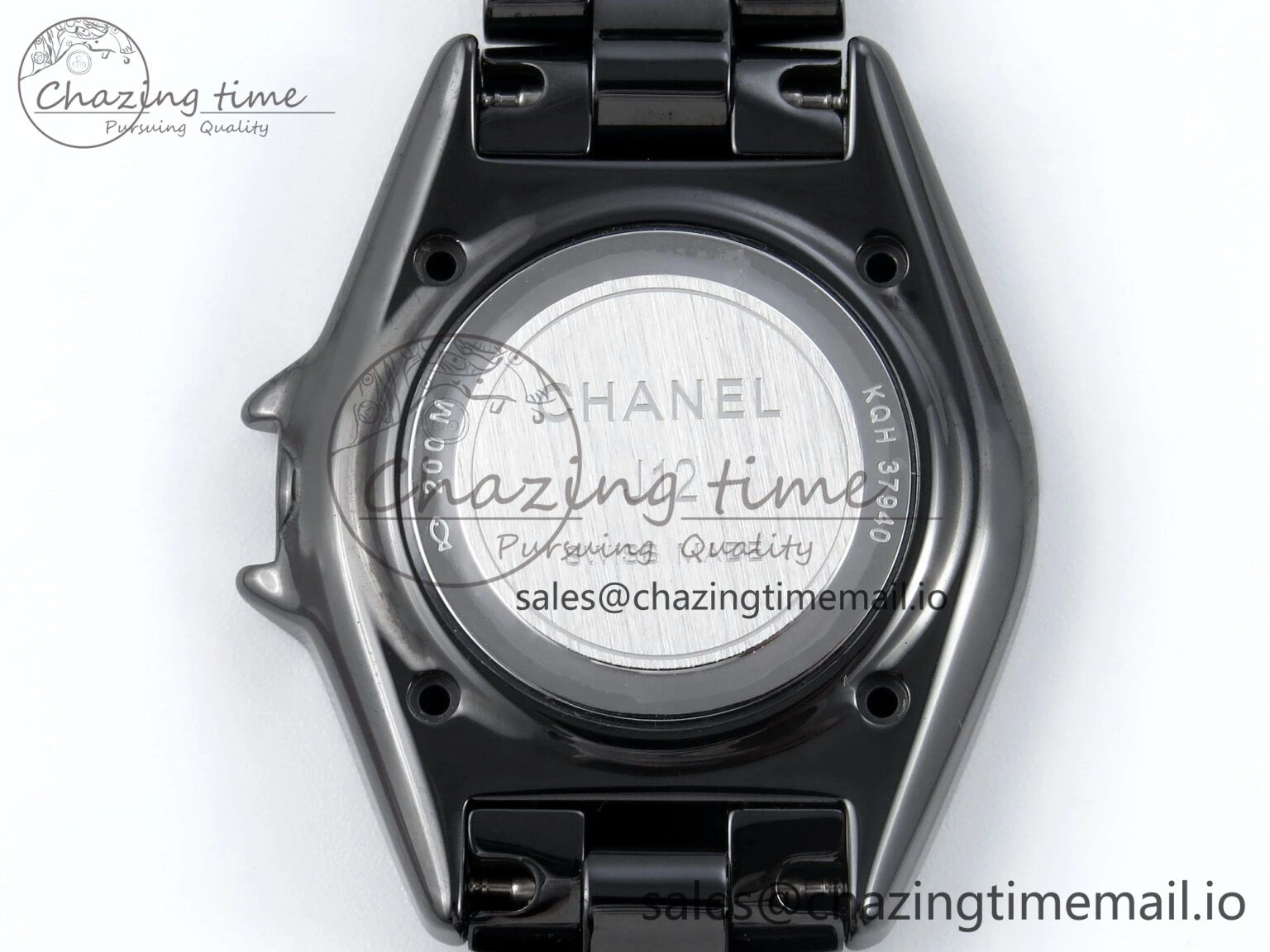 Cozy J13 33mm HTF 1:1 Best Edition White Numeral Markers Dial on Bracelet Swiss Quartz 6420