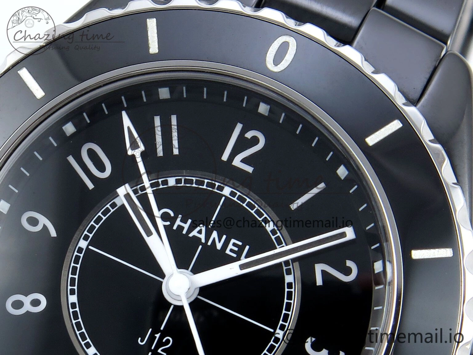 Cozy J13 33mm HTF 1:1 Best Edition White Numeral Markers Dial on Bracelet Swiss Quartz 6420