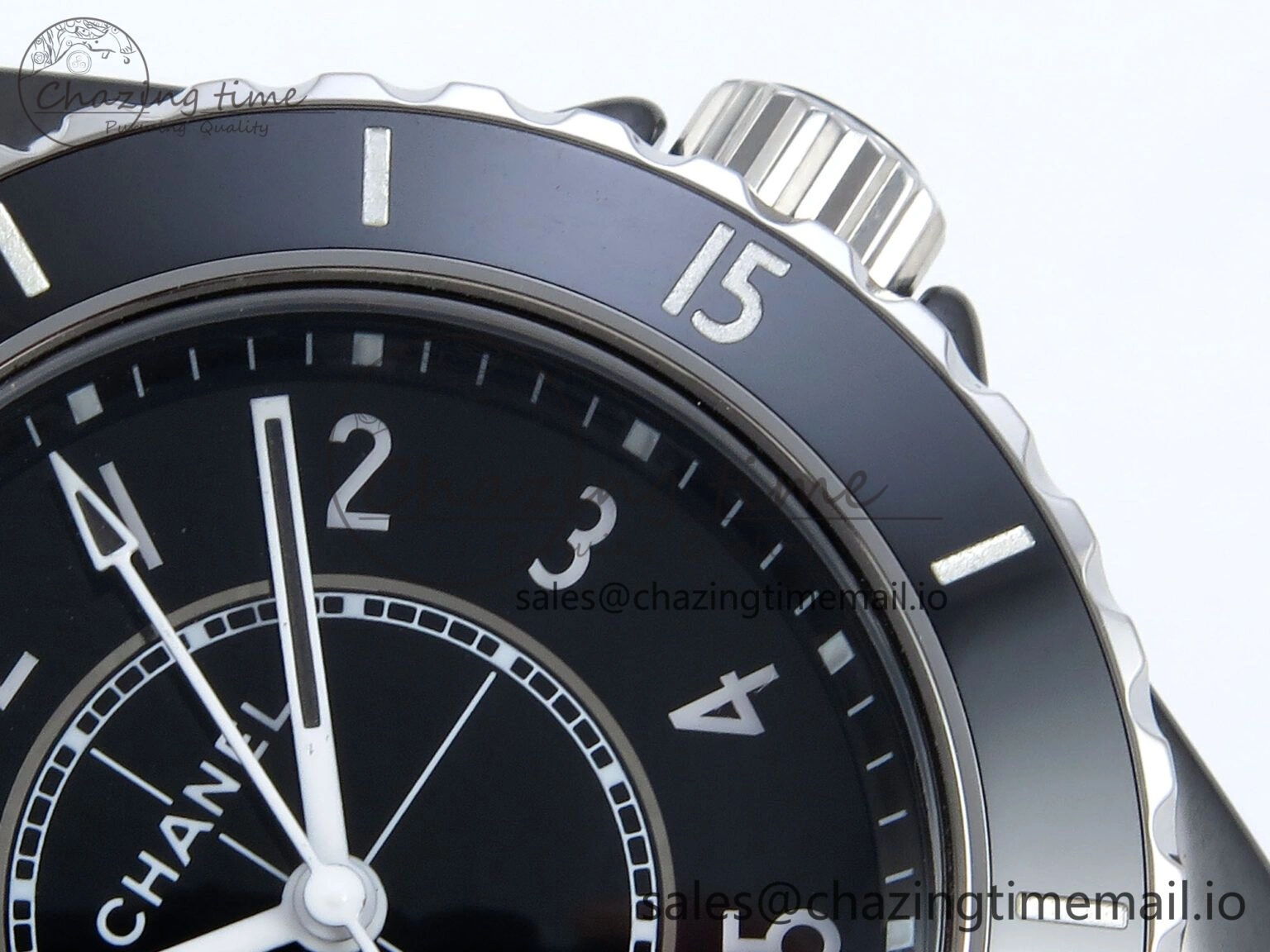Cozy J13 33mm HTF 1:1 Best Edition White Numeral Markers Dial on Bracelet Swiss Quartz 6420