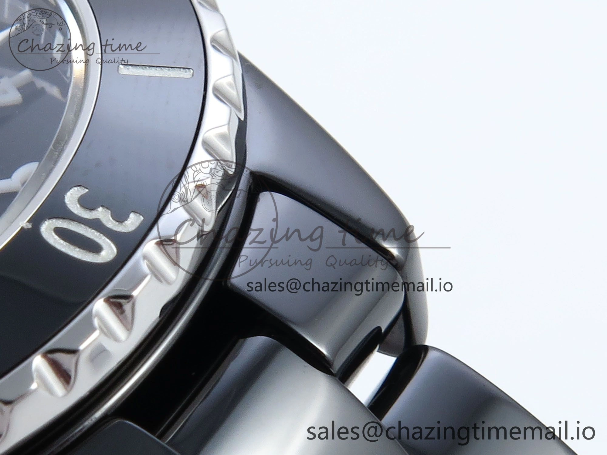 Cozy J13 33mm HTF 1:1 Best Edition White Numeral Markers Dial on Bracelet Swiss Quartz 6420
