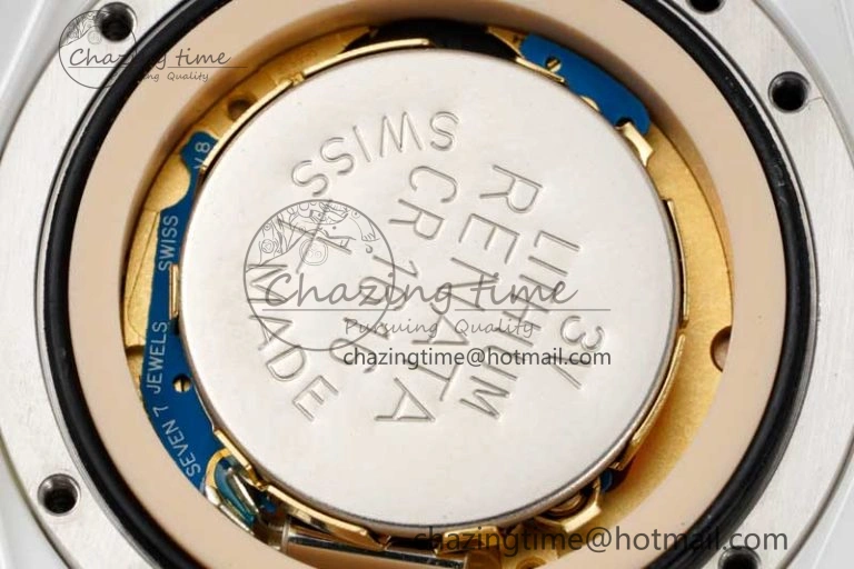 J13 33mm White Ceramic HTF 1:1 Best Edition Pink MOP Dial Diamonds Markers on Bracelet Swiss Quartz Comfortable 6476