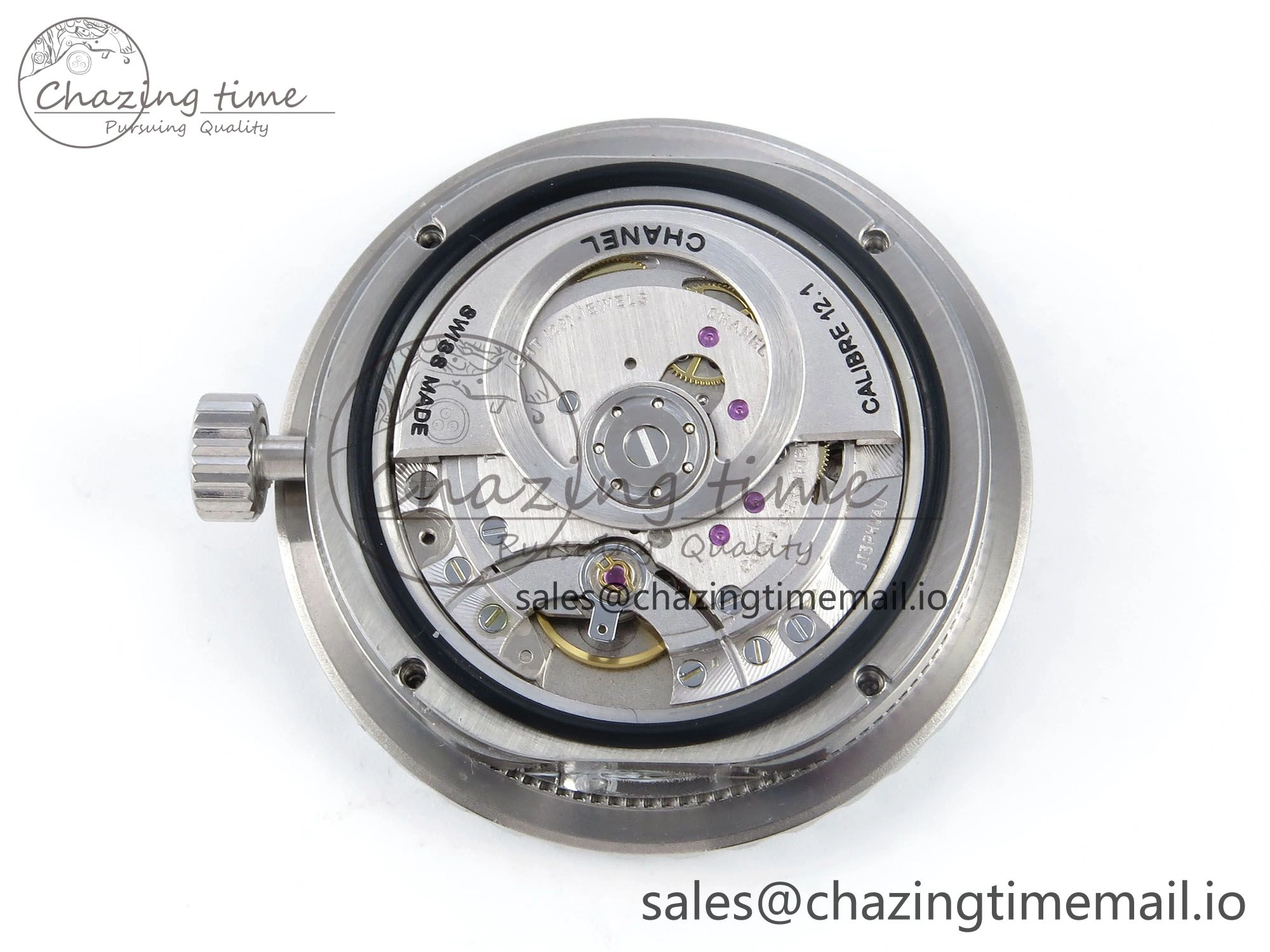 Seasonal J13 33mm White Ceramic HTF 1:1 Best Edition White Boy Pattern Dial on Bracelet A12. 6442