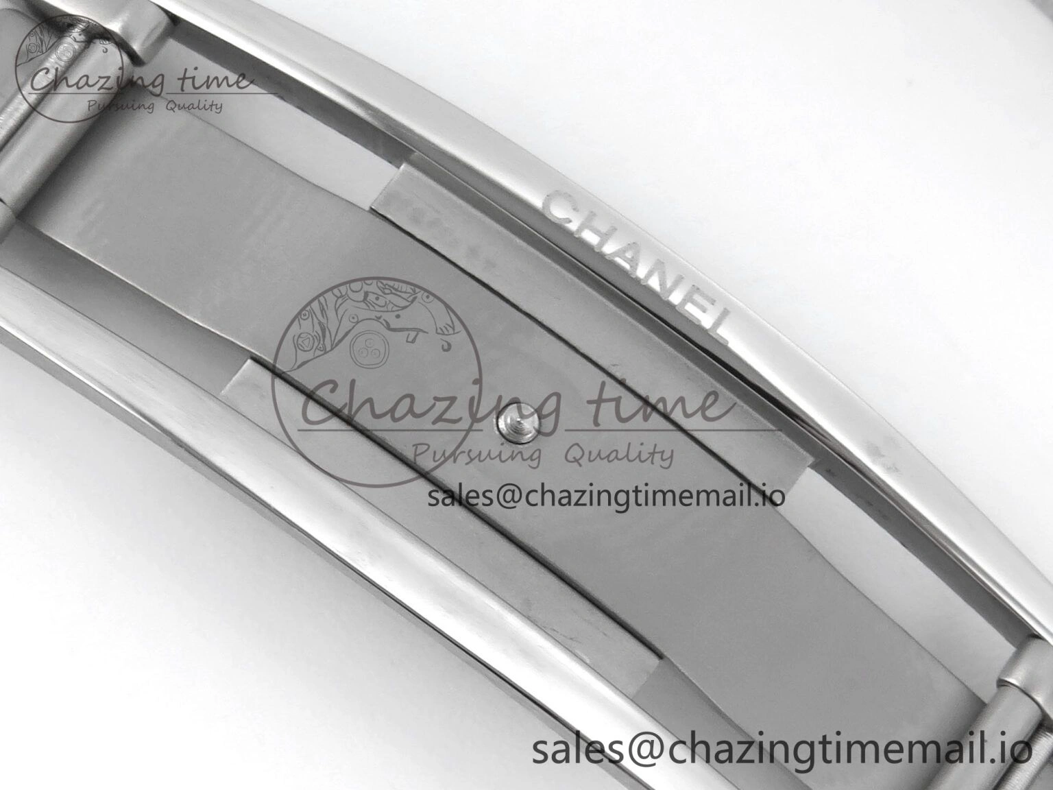 Youthful J13 33mm White Ceramic HTF 1:1 Best Edition White Dial Numbers Makers on Bracelet Swiss Quartz 6446