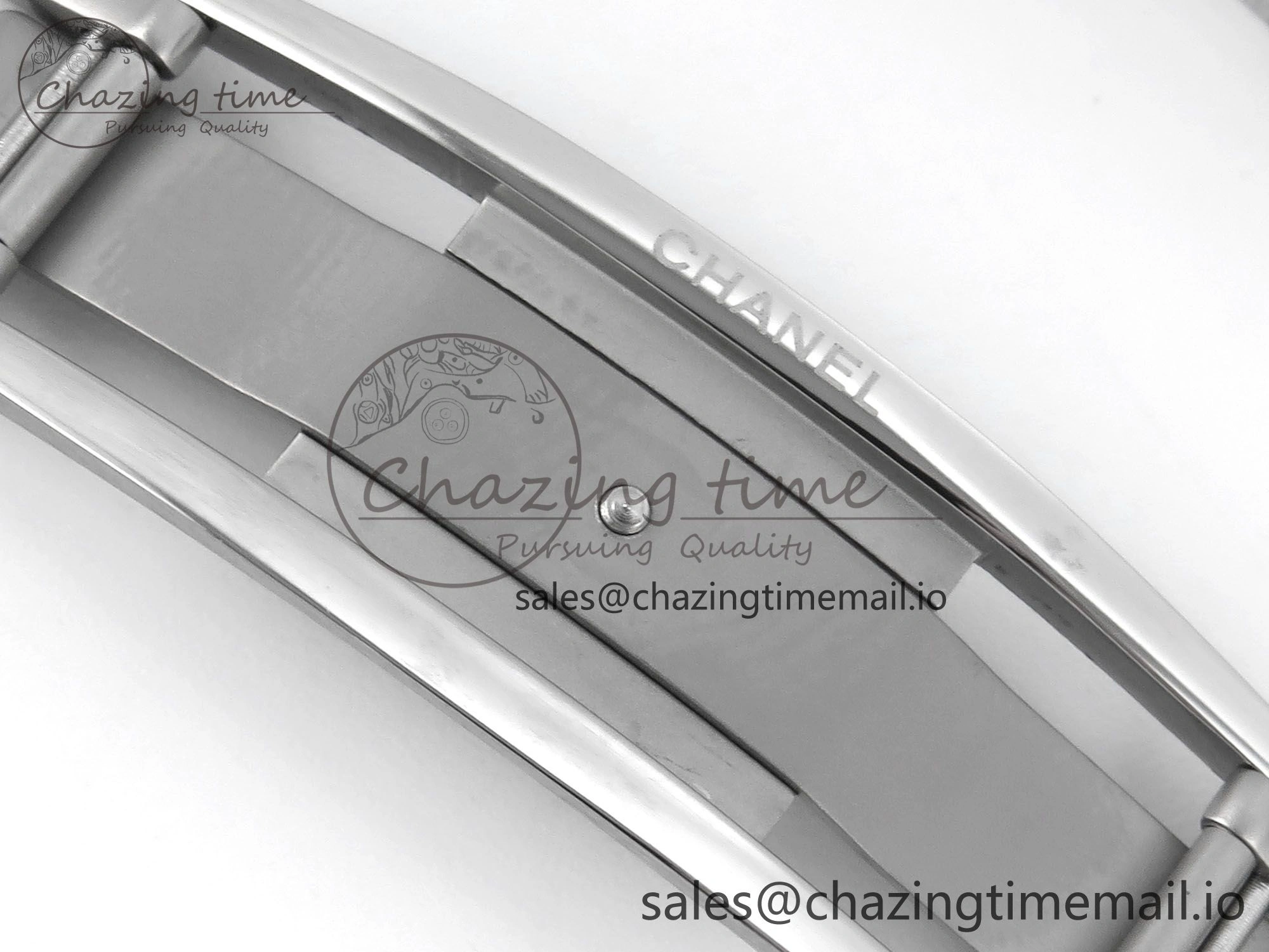 Youthful J13 33mm White Ceramic HTF 1:1 Best Edition White Dial Numbers Makers on Bracelet Swiss Quartz 6446