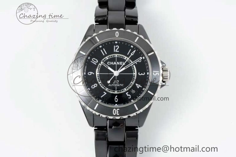 Timeless J13 33mm White Ceramic HTF 1:1 Best Edition White MOP Dial on Bracelet Swiss Quartz 6474