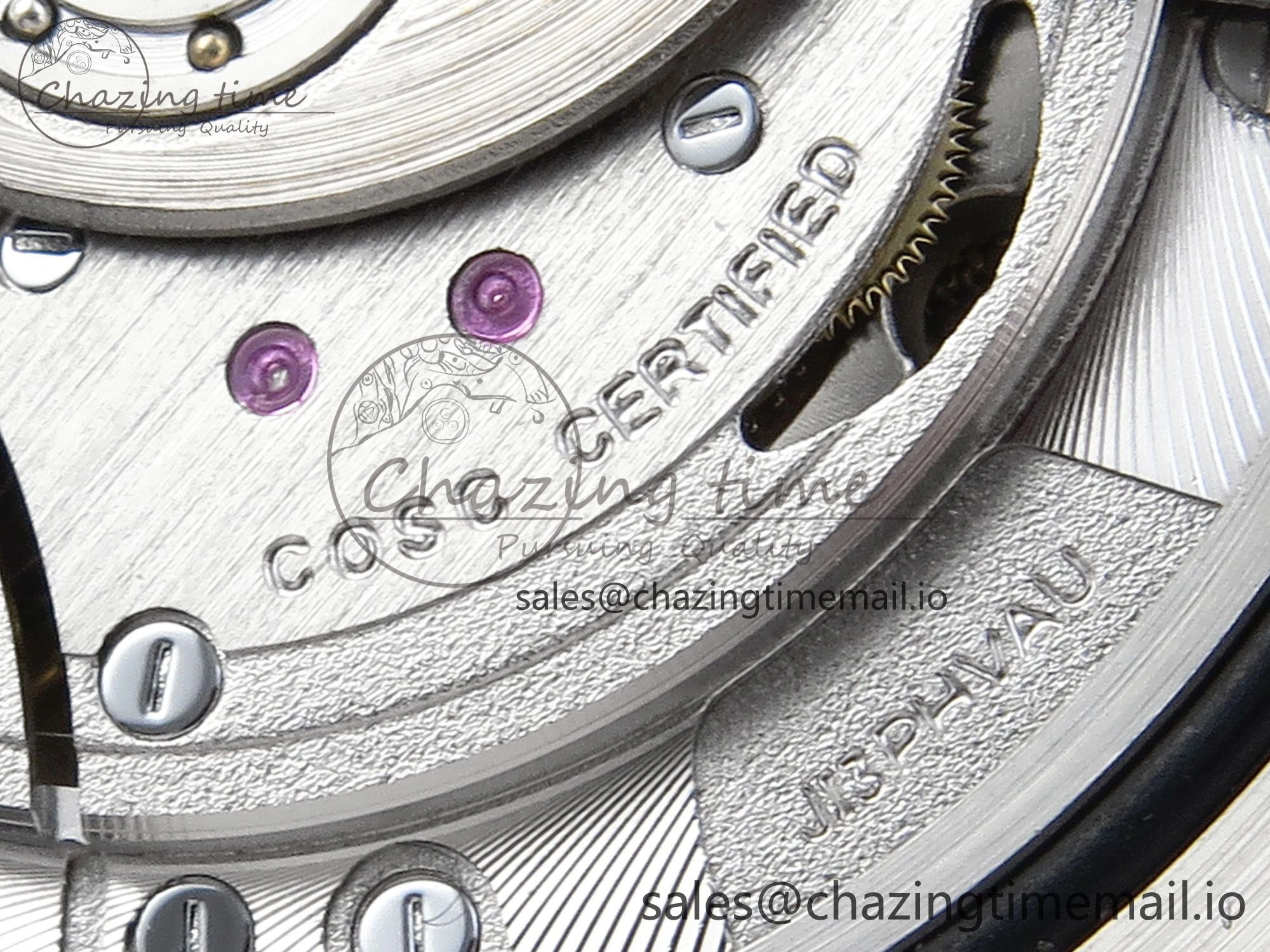 J13 33mm White Ceramic HTF 1:1 Best Edition White Black Dial on Bracelet A12. FlexibleFit 6435