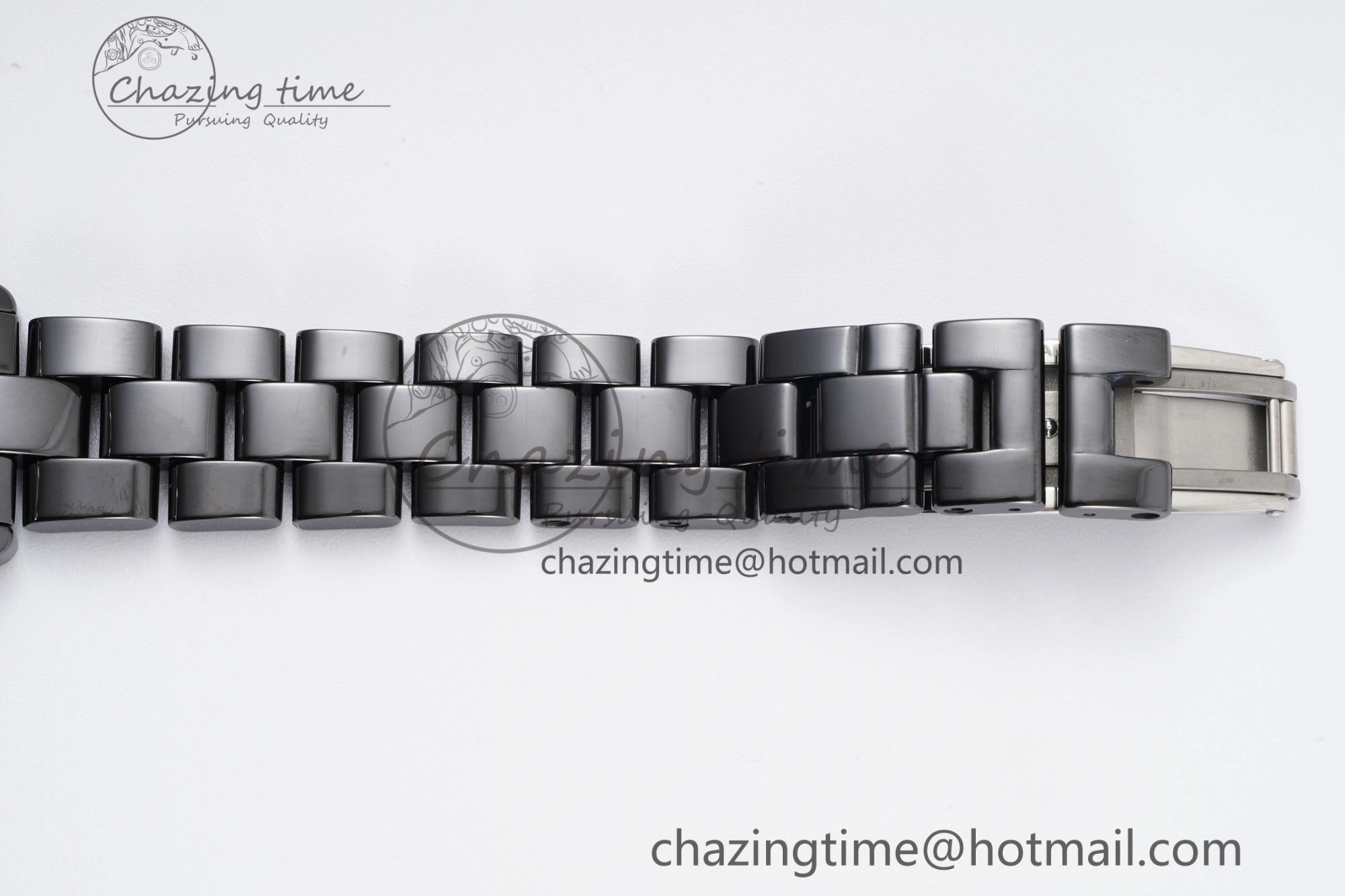 Lightweight J13 33mm XF 1:1 Best Edition Black Korea Ceramic Black Numeral Dial on Bracelet Swiss Quartz 6457