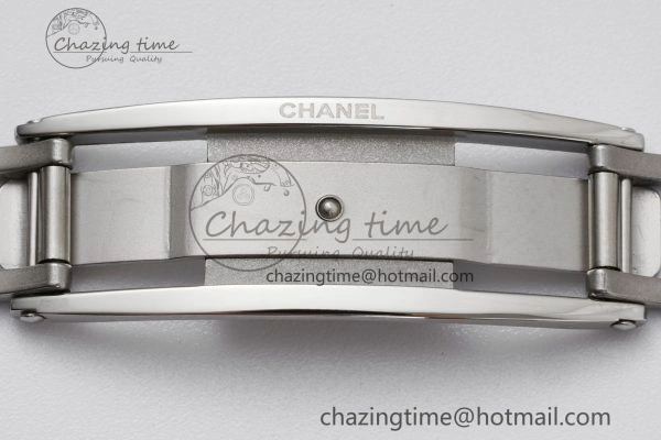 BestValue J13 33mm XF 1:1 Best Edition White Korea Ceramic Pink No Date Diamonds Dial on Bracelet Swiss Quartz 6459