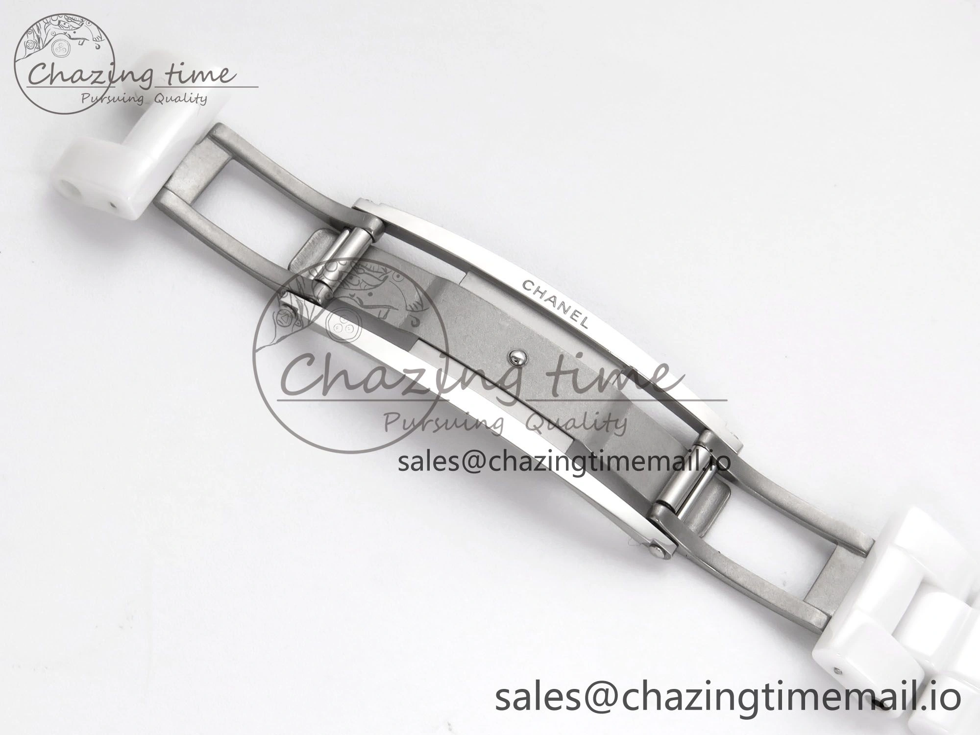 ZeroBulk J13 33mm XF 1:1 Best Edition White Korea Ceramic White Diamonds Dial Diamonds Bezel on Bracelet Swiss Quartz 6453