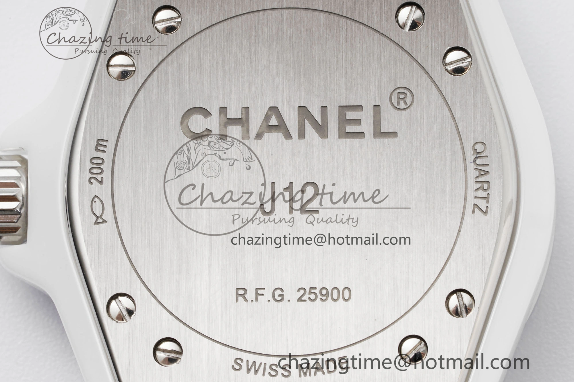 Colorful J13 33mm XF 1:1 Best Edition White Korea Ceramic White No Date Diamonds Dial on Bracelet Swiss Quartz 6462
