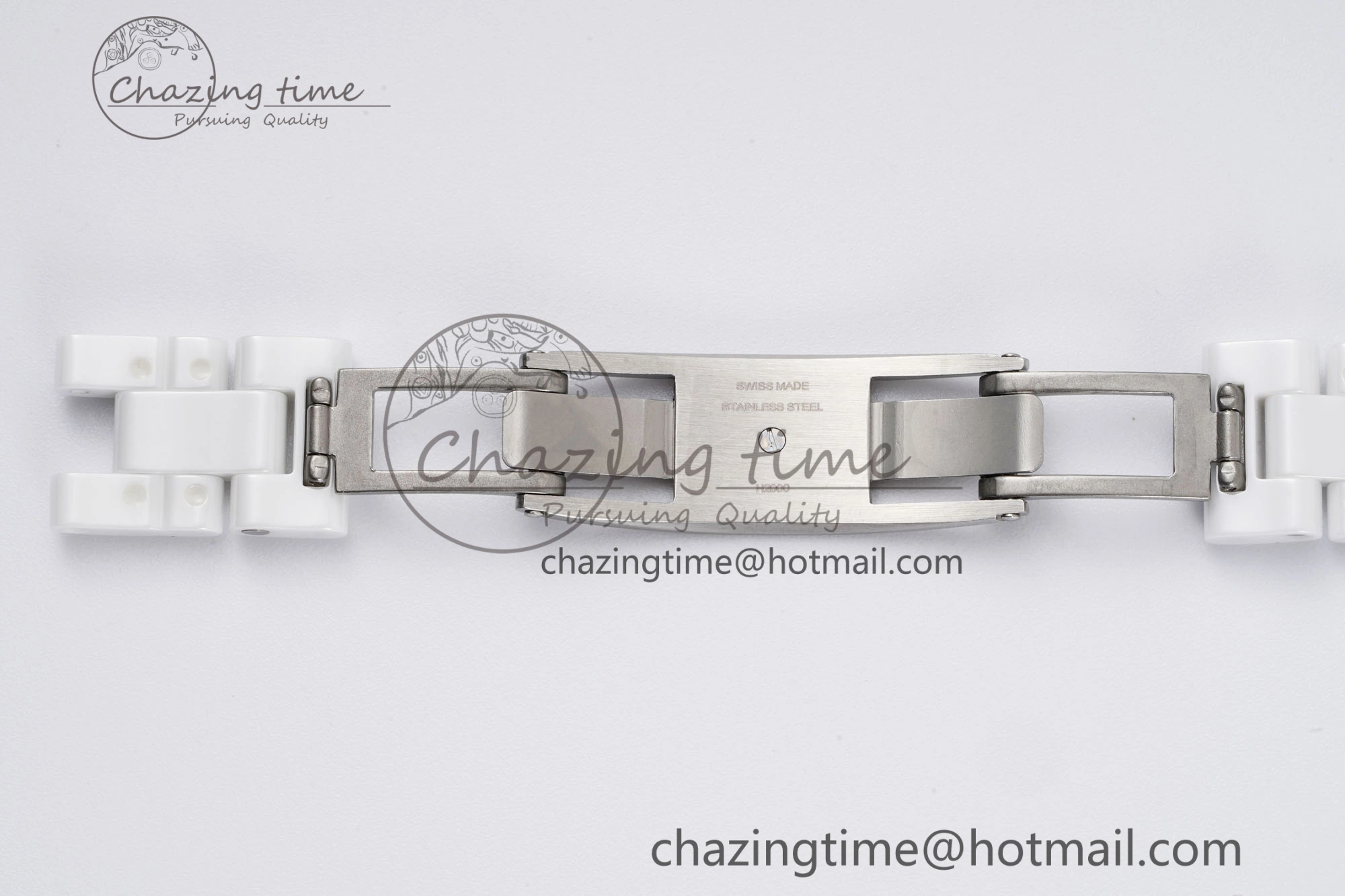 Colorful J13 33mm XF 1:1 Best Edition White Korea Ceramic White No Date Diamonds Dial on Bracelet Swiss Quartz 6462