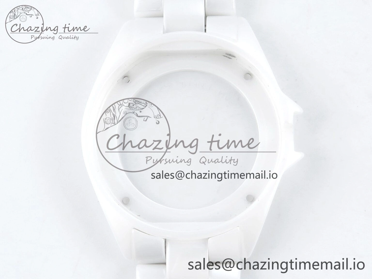 J13 33mm YG White Ceramic HTF 1:1 Best Edition White YG Dial on Bracelet A12. Elegant 6436