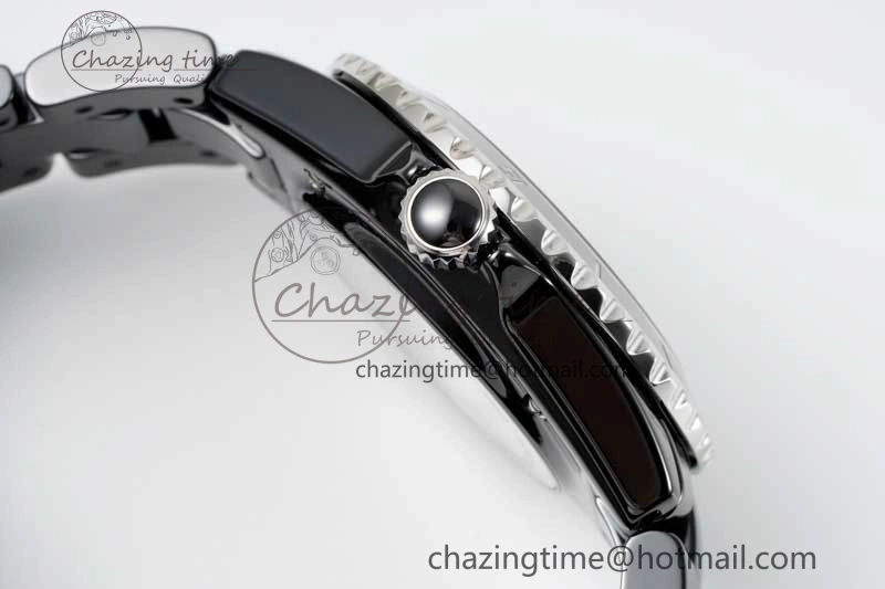 J13 38mm H5697 HTF 1:1 Best Edition Black Korea Ceramic Numeral Markers Dial on Bracelet Calibre 12. HighQuality 6467