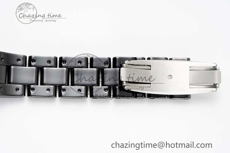 J13 38mm H5697 HTF 1:1 Best Edition Black Korea Ceramic Numeral Markers Dial on Bracelet Calibre 12. HighQuality 6467