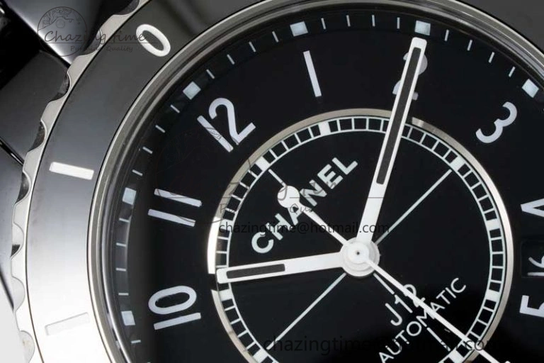 J13 38mm H5697 HTF 1:1 Best Edition Black Korea Ceramic Numeral Markers Dial on Bracelet Calibre 12. HighQuality 6467
