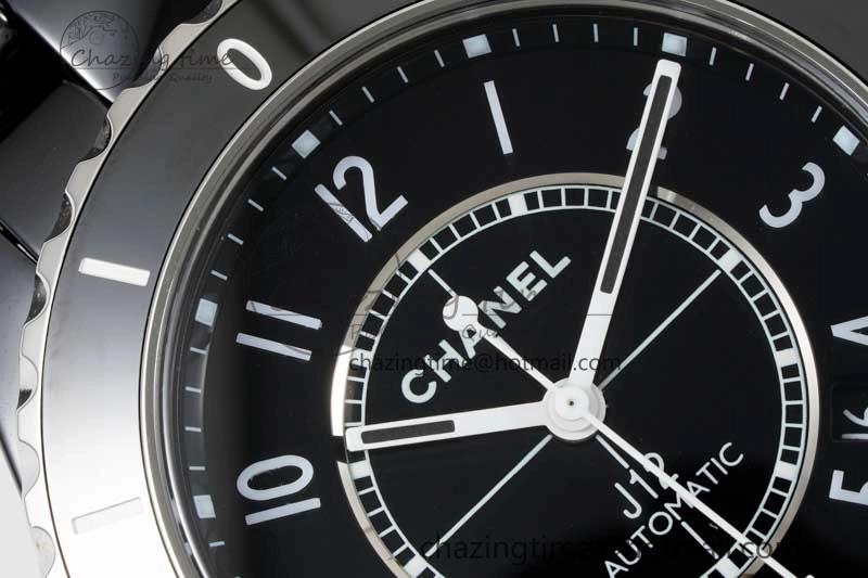 J13 38mm H5697 HTF 1:1 Best Edition Black Korea Ceramic Numeral Markers Dial on Bracelet Calibre 12. HighQuality 6467