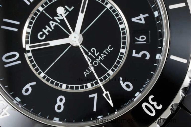J13 38mm H5697 HTF 1:1 Best Edition Black Korea Ceramic Numeral Markers Dial on Bracelet Calibre 12. HighQuality 6467