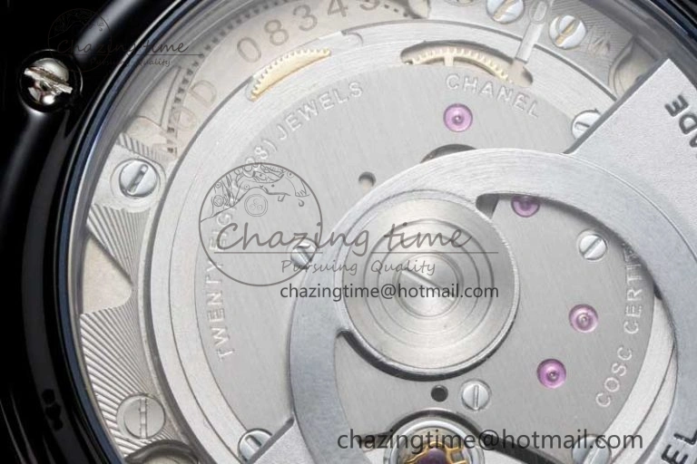 Colorful J13 38mm H5702 HTF 1:1 Best Edition Black Korea Ceramic Diamonds Markers Dial on Bracelet Calibre 12. 6468