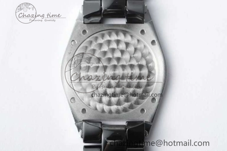 J13 38mm HTF 1:1 Best Edition Black Korea Ceramic Numeral Markers Dial on Bracelet A TravelReady 6475