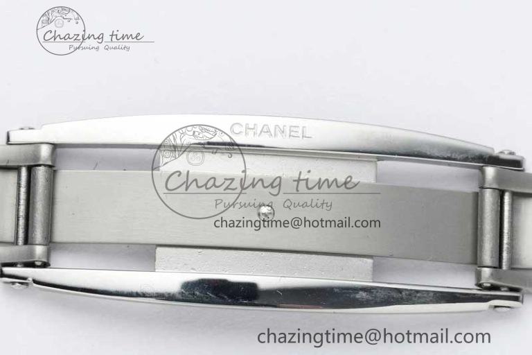 J13 38mm HTF 1:1 Best Edition Black Korea Ceramic Numeral Markers Dial on Bracelet A TravelReady 6475