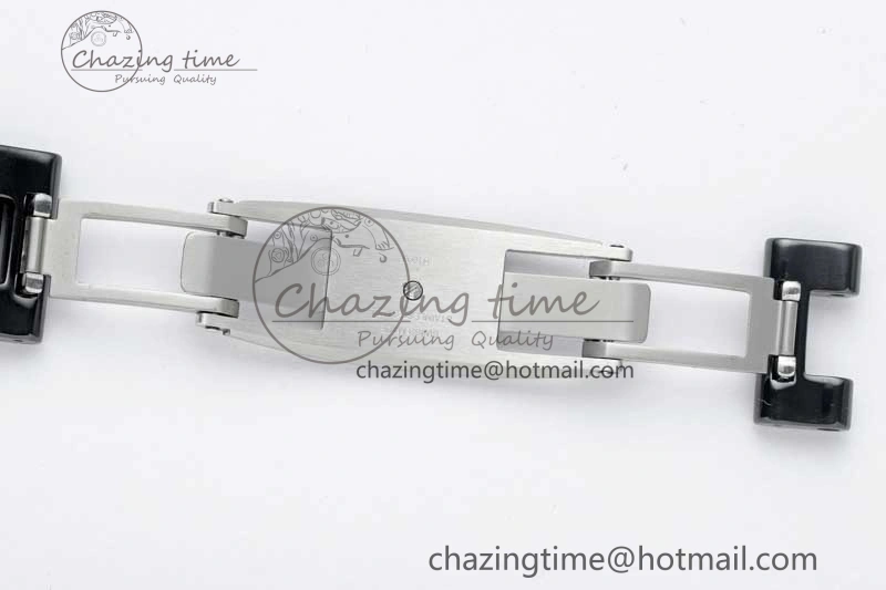 J13 38mm HTF 1:1 Best Edition Black Korea Ceramic Numeral Markers Dial on Bracelet A TravelReady 6475