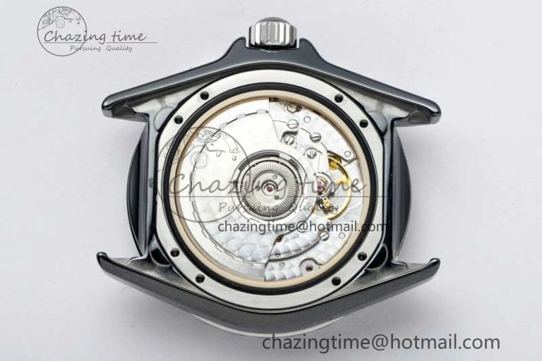 J13 38mm HTF 1:1 Best Edition Black Korea Ceramic Numeral Markers Dial on Bracelet A TravelReady 6475