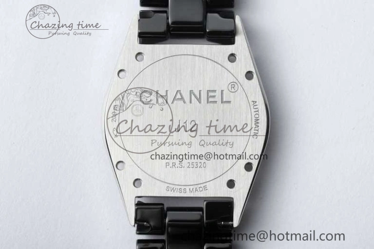 J13 38mm HTF 1:1 Best Edition Black Korea Ceramic Stripe Dial on Bracelet A FreshLook 6464