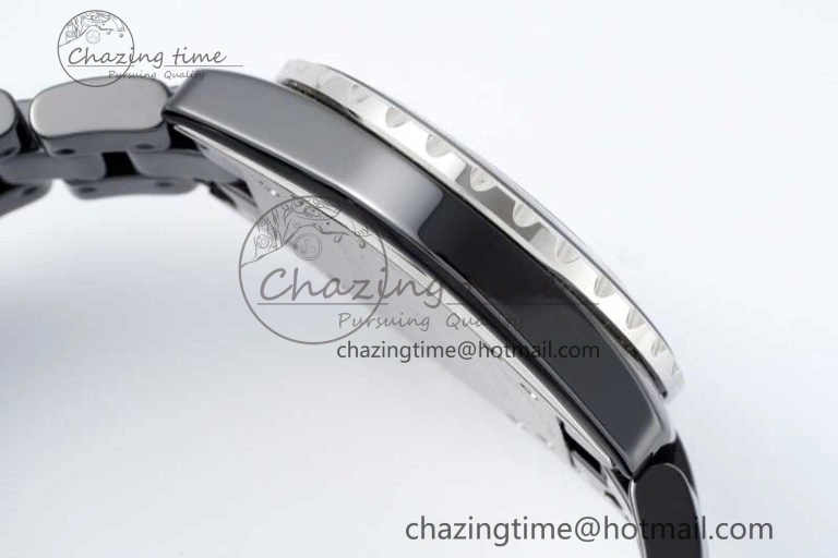 J13 38mm HTF 1:1 Best Edition Black Korea Ceramic Stripe Dial on Bracelet A FreshLook 6464