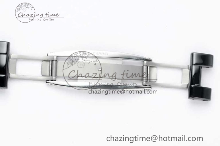 J13 38mm HTF 1:1 Best Edition Black Korea Ceramic Stripe Dial on Bracelet A FreshLook 6464