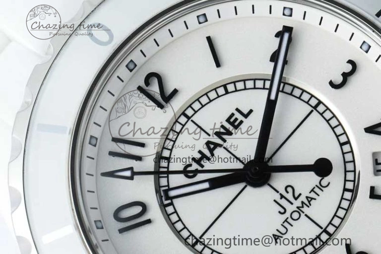 Sleek J13 38mm HTF 1:1 Best Edition White Korea Ceramic Numeral Markers Dial on Bracelet A 6469