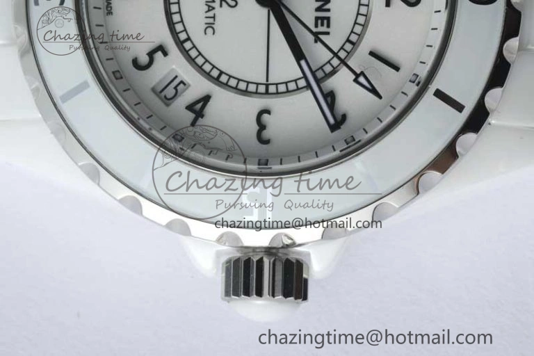 Sleek J13 38mm HTF 1:1 Best Edition White Korea Ceramic Numeral Markers Dial on Bracelet A 6469