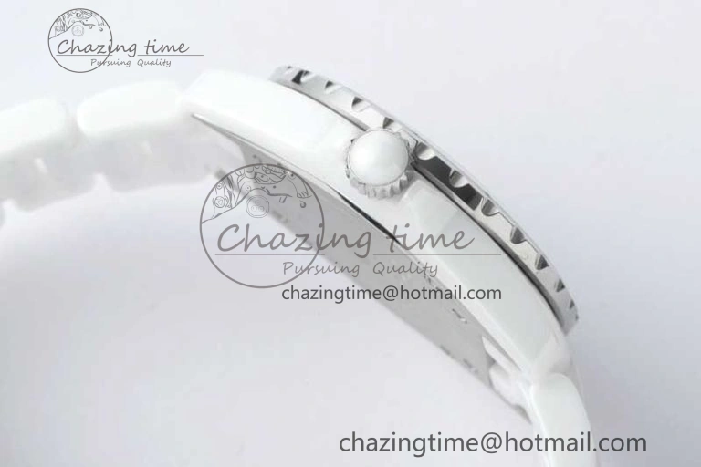 Sleek J13 38mm HTF 1:1 Best Edition White Korea Ceramic Numeral Markers Dial on Bracelet A 6469