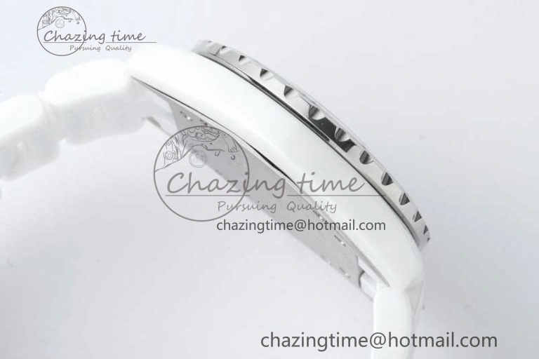 Sleek J13 38mm HTF 1:1 Best Edition White Korea Ceramic Numeral Markers Dial on Bracelet A 6469