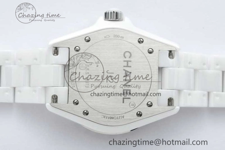 Sleek J13 38mm HTF 1:1 Best Edition White Korea Ceramic Numeral Markers Dial on Bracelet A 6469