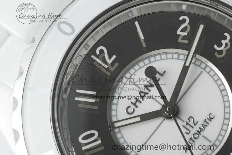 J13 38mm HTF 1:1 Best Edition White Korea Ceramic Silver Dial on Bracelet A Timeless 6471