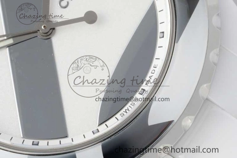 J13 38mm HTF 1:1 Best Edition White Korea Ceramic Stripe Dial on Bracelet A Youthful 6463