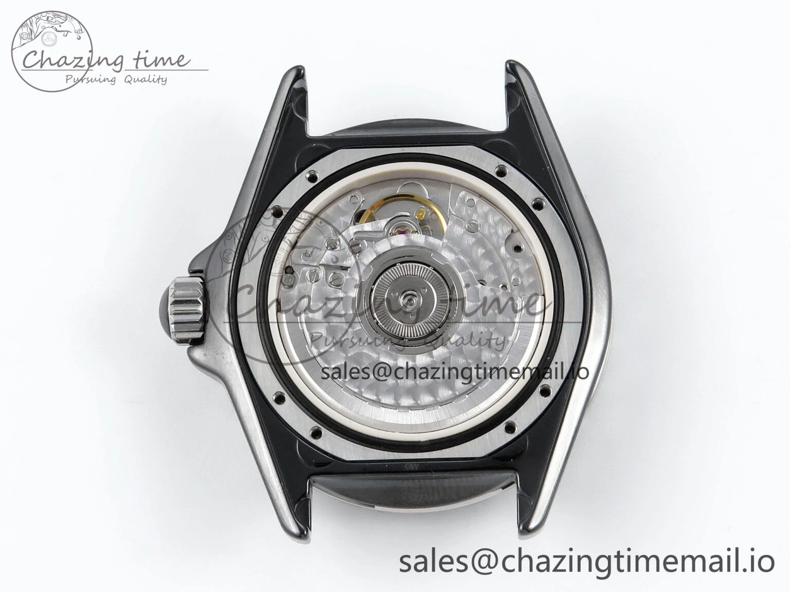 Affordable J13 38mm White Ceramic HTF 1:1 Best Edition Black Boy Pattern Dial on Bracelet A 6412