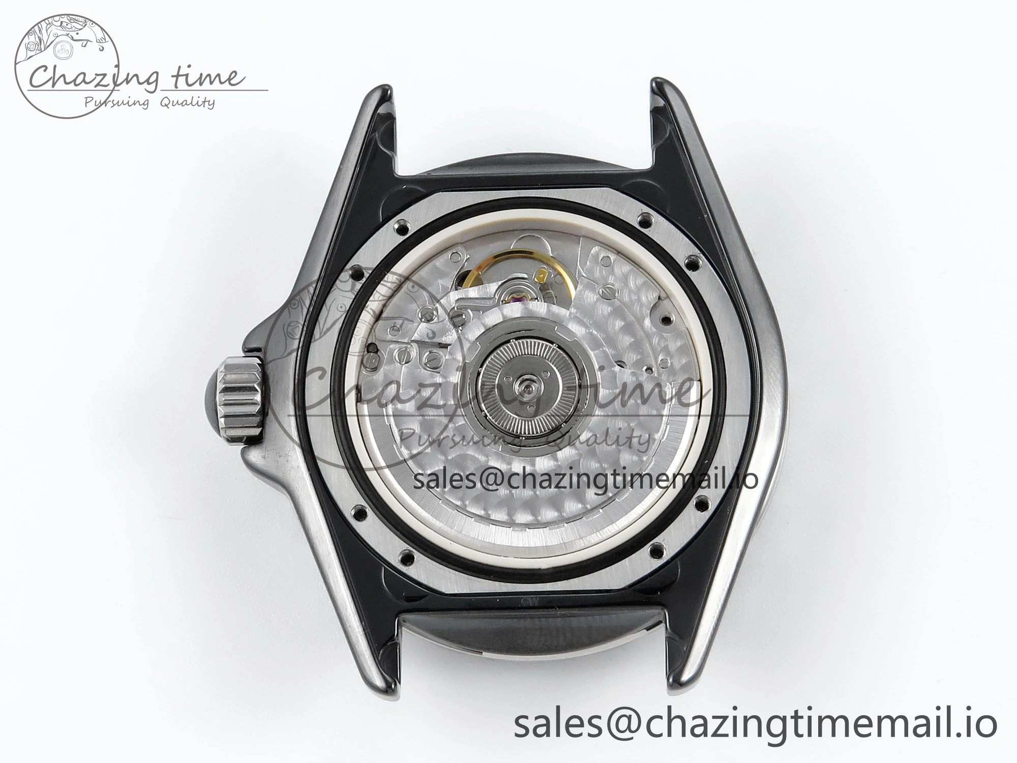 Affordable J13 38mm White Ceramic HTF 1:1 Best Edition Black Boy Pattern Dial on Bracelet A 6412