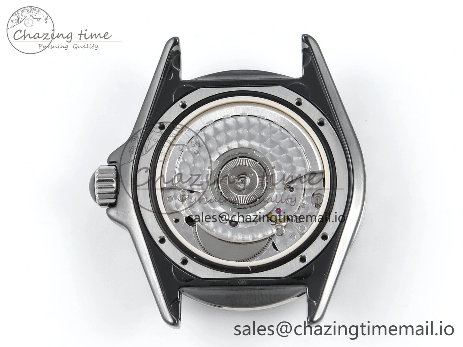Affordable J13 38mm White Ceramic HTF 1:1 Best Edition Black Boy Pattern Dial on Bracelet A 6412