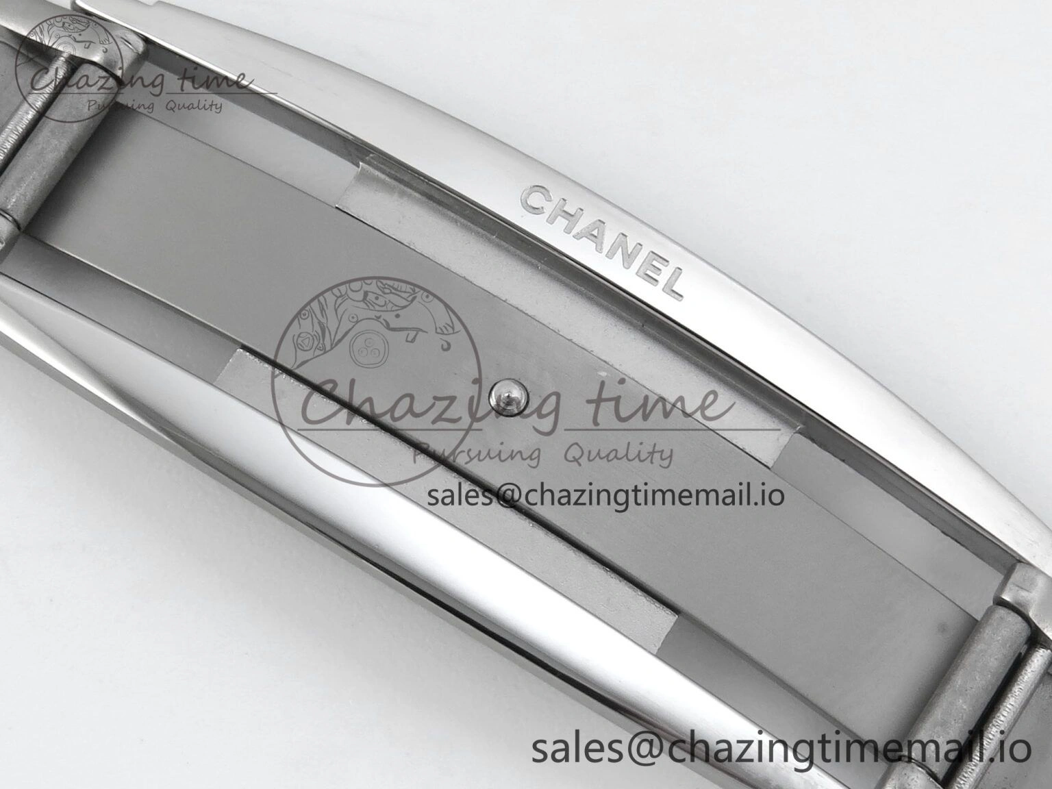 J13 38mm White Ceramic HTF 1:1 Best Edition Pink MOP Dial Diamonds Markers on Bracelet A Classic 6451