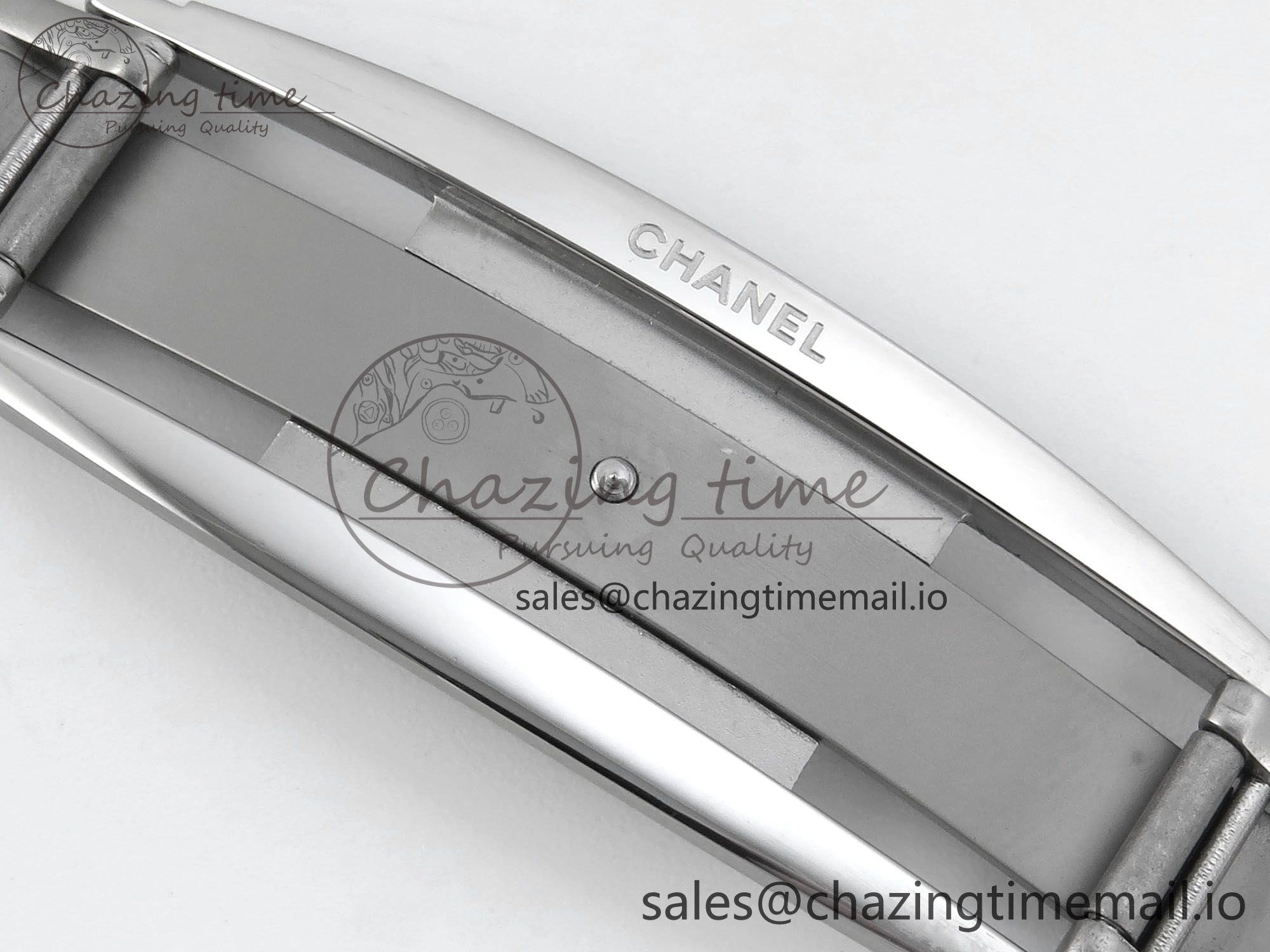 J13 38mm White Ceramic HTF 1:1 Best Edition Pink MOP Dial Diamonds Markers on Bracelet A Classic 6451