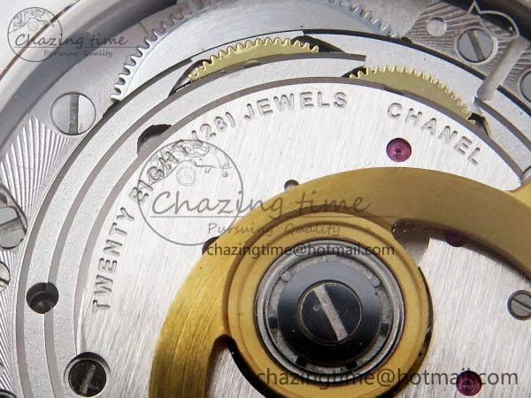 J13 38mm YG White Ceramic BVF 1:1 Best Edition White Dial on Bracelet A12. Neat 6458