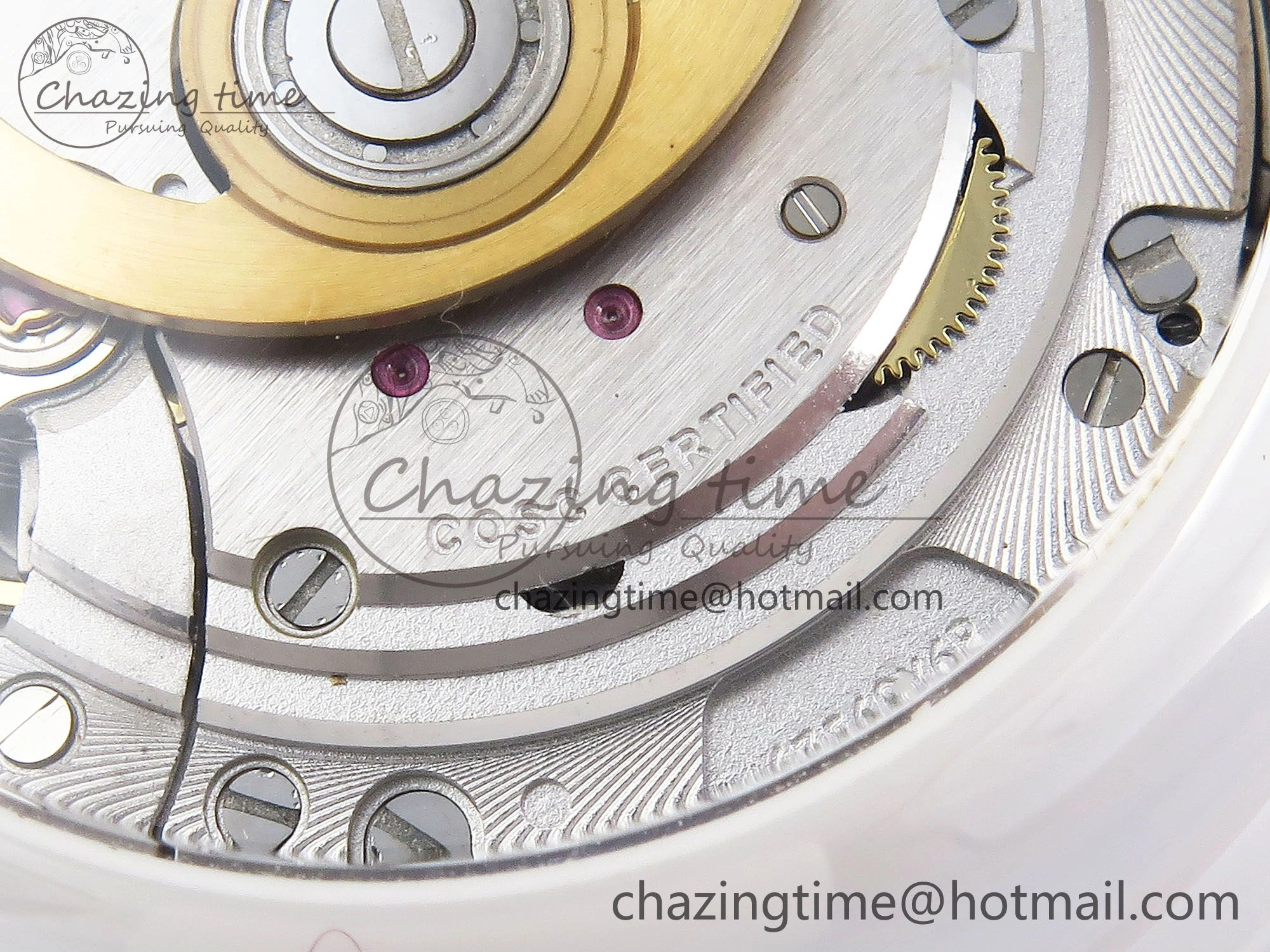 J13 38mm YG White Ceramic BVF 1:1 Best Edition White Dial on Bracelet A12. Neat 6458