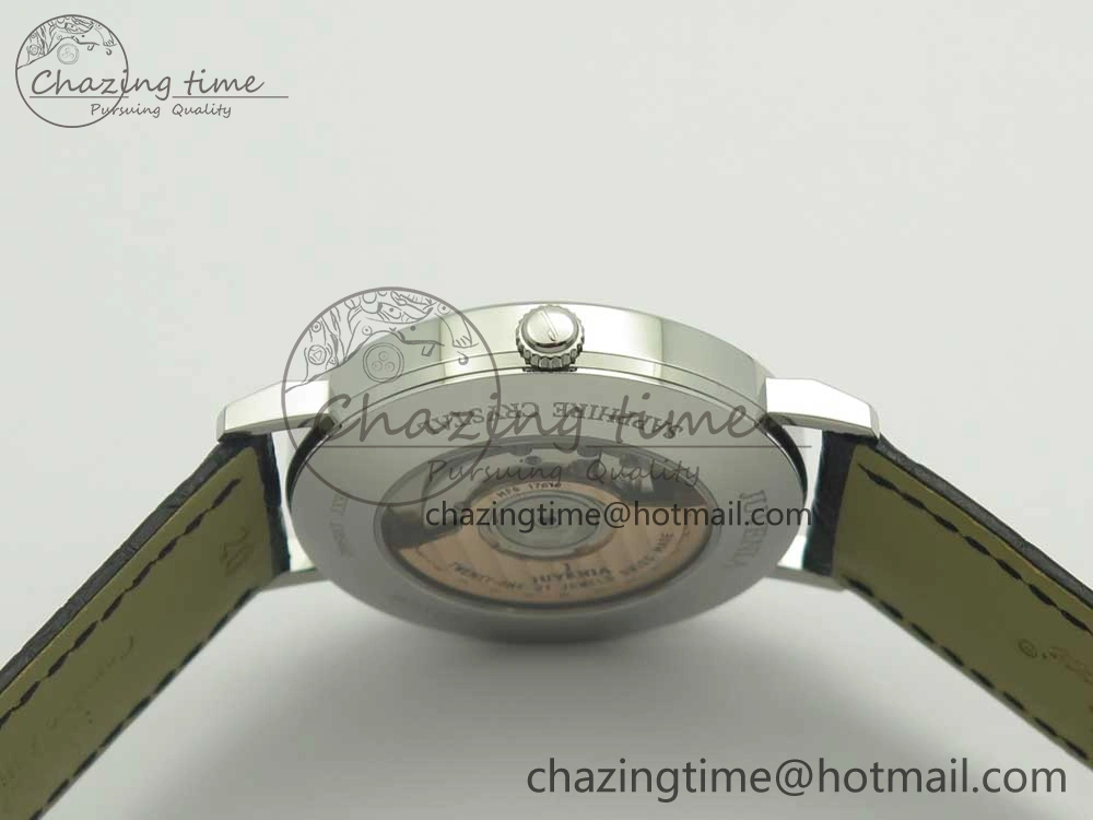 Juvenia Sextant SS FKF Best Edition Black Dial on Black Leather Strap A WellDesigned 7513
