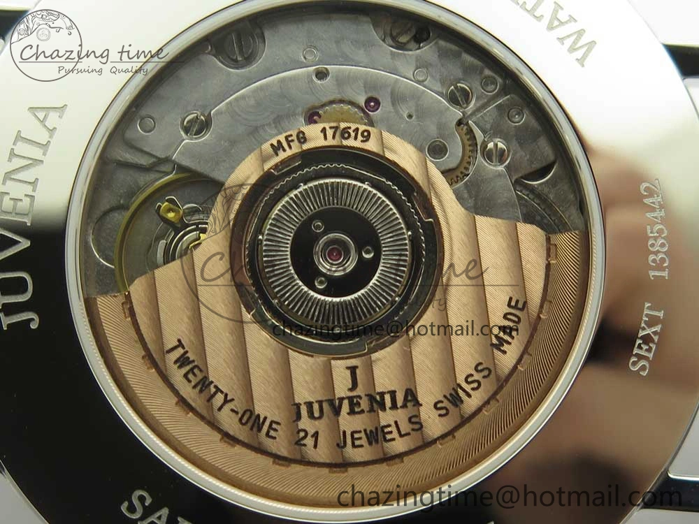 Juvenia Sextant SS FKF Best Edition Black Dial on Black Leather Strap A WellDesigned 7513