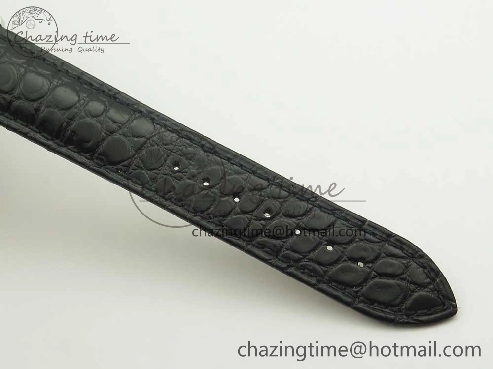 Juvenia Sextant SS FKF Best Edition Black Dial on Black Leather Strap A WellDesigned 7513